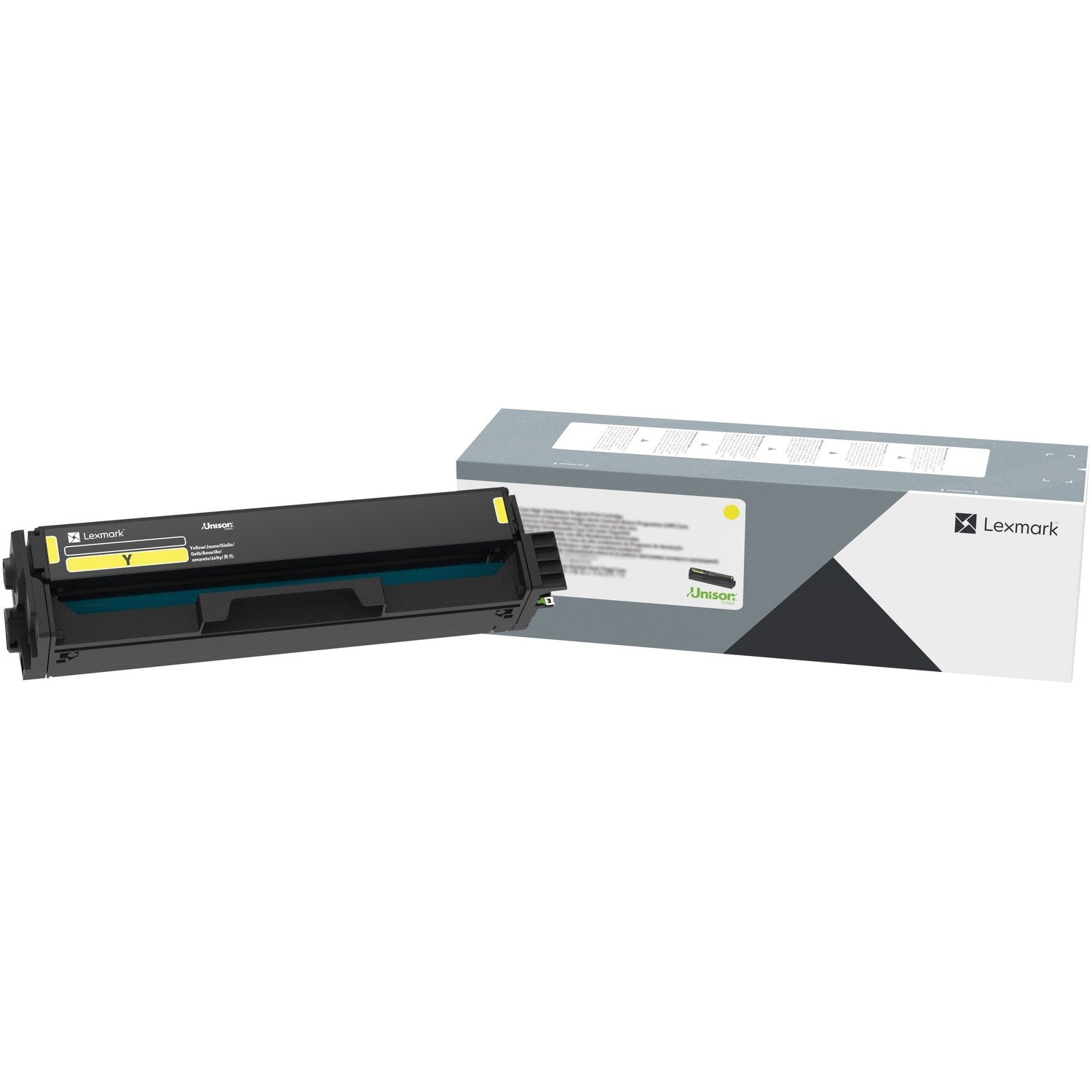 Lexmark Original Laser Toner Cartridge - Yellow Pack