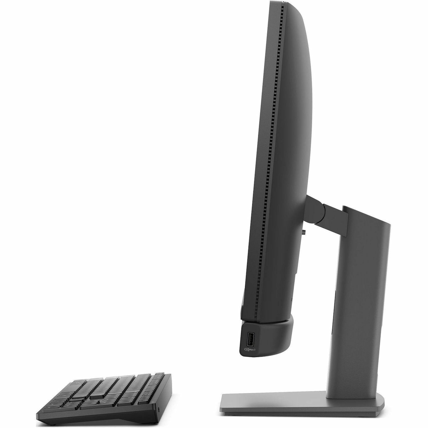 Dell Pro 24 QC24250 All-in-One Computer - Intel Core Ultra 7 265 - vPro Technology - 16 GB - 256 GB SSD - 23.8" Full HD - Desktop - Dark Gray