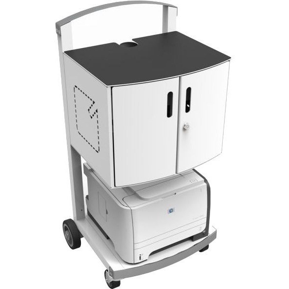 Compulocks CartiPad Uno Tablet / Laptop Charging Rolling Cart 16 Devices UK Power Plug