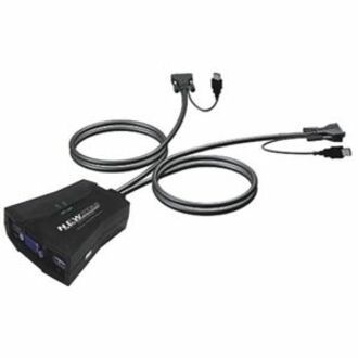 Neomounts KVM Switch Ns-211Micro-Usb - KVM-schakelaar - 2 X KVM Port(S) - 1 Lokale Gebruiker - Desktop