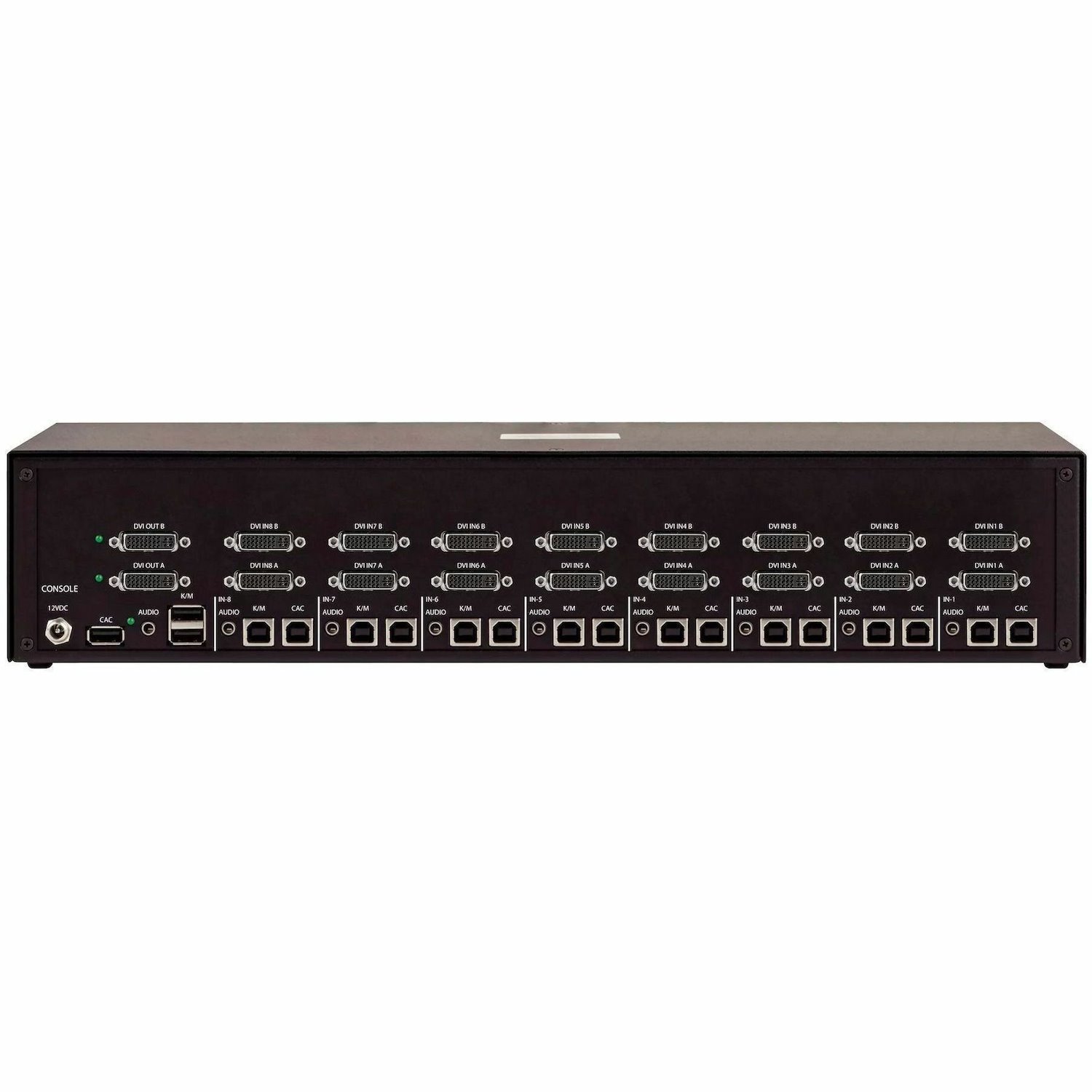 StarTech.com Secure 8-Port Dual-Monitor KVM Switch, DVI, NIAP 4.0, Metal Housing, CAC, Made in the USA