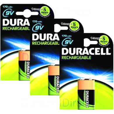 Duracell Batterij - Nikkel-metaalhydride (NiMH) - 3Pak