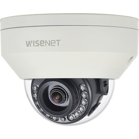 Wisenet HCV-7030R 4 Megapixel Outdoor HD Surveillance Camera - Dome - Ivory