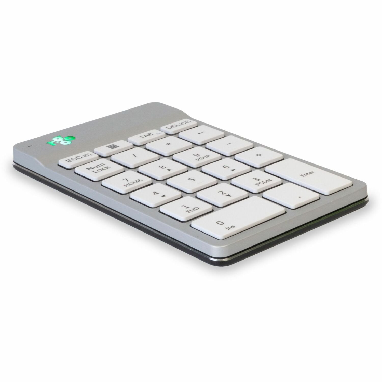 R-Go Keypad - Draadloos Verbinding - USB Type C Interface - Engels (US) - QWERTY indeling - Wit