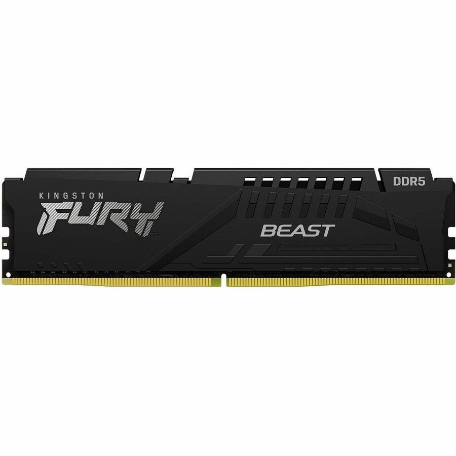 Kingston FURY Beast RAM Module - 64 GB (2 x 32GB) - DDR5-6400/PC5-51200 DDR5 SDRAM - 6400 MHz Single-rank Memory - CL32 - 1.40 V