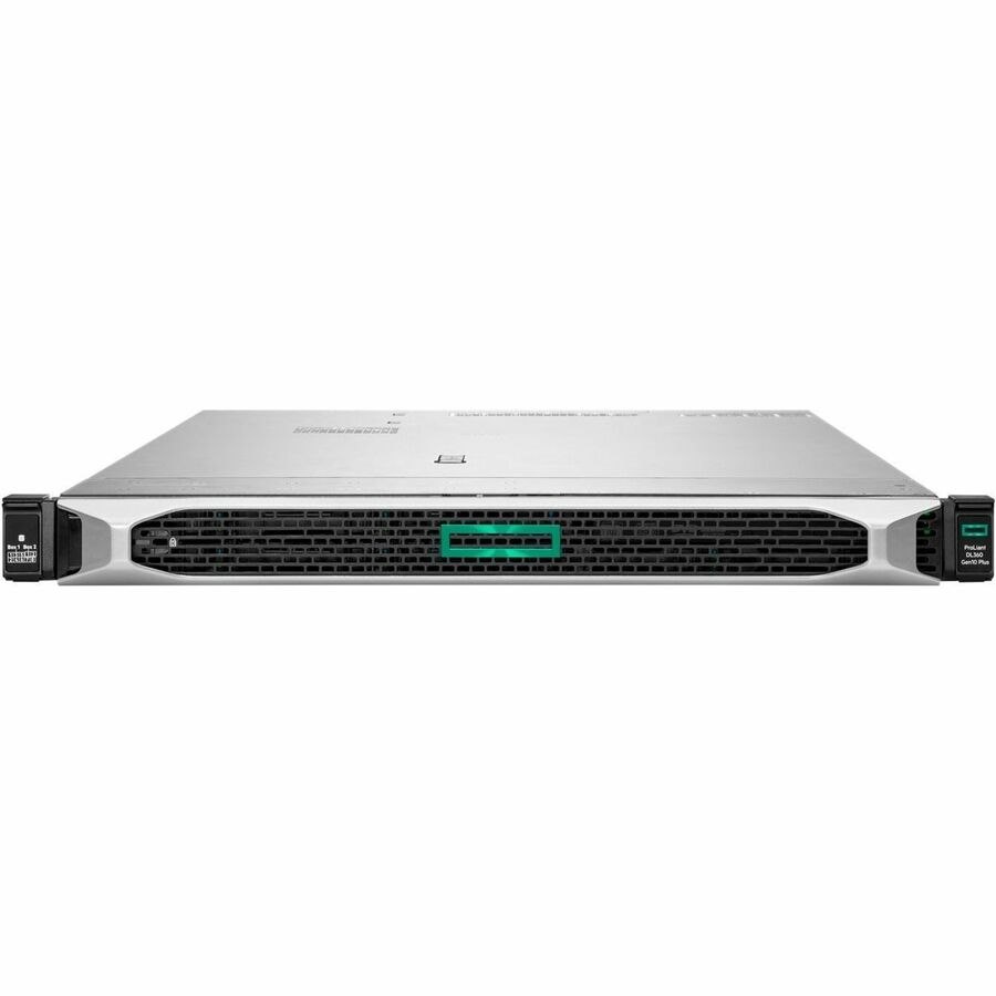 HPE ProLiant DL360 G10 Plus 1U Rack Server - 1 Xeon Silver 4310 2.10 GHz - 64 GB RAM - 960 GB SSD - (2 x 480GB) SSD Configuration - 24Gb/s SAS, NVMe Controller