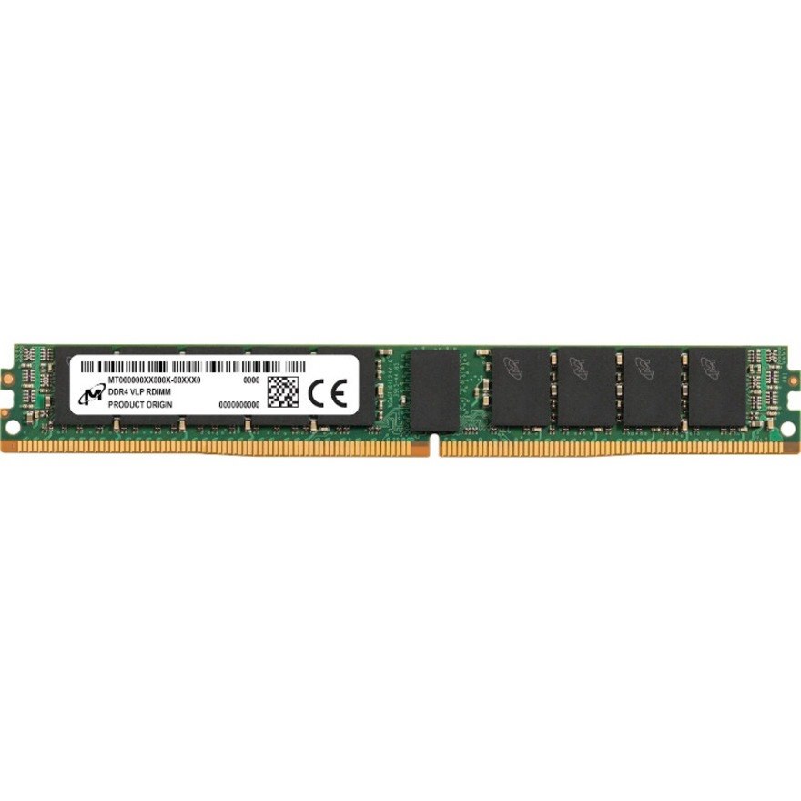 Micron RAM Module for Server, Workstation - 16 GB (1 x 16GB) - DDR4-3200/PC4-25600 DDR4 SDRAM - 3200 MHz Single-rank Memory - CL22 - 1.20 V