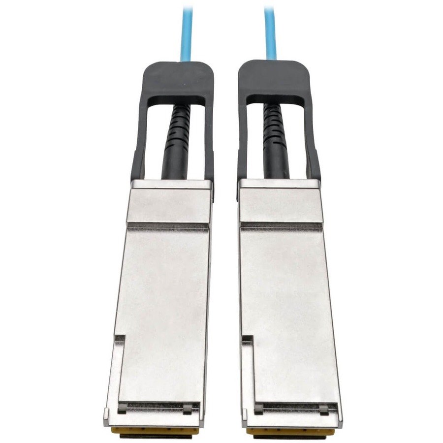 Eaton Tripp Lite Series QSFP+ to QSFP+ Active Optical Cable - 40Gb, AOC, M/M, Aqua, 5M (16.4 ft.)