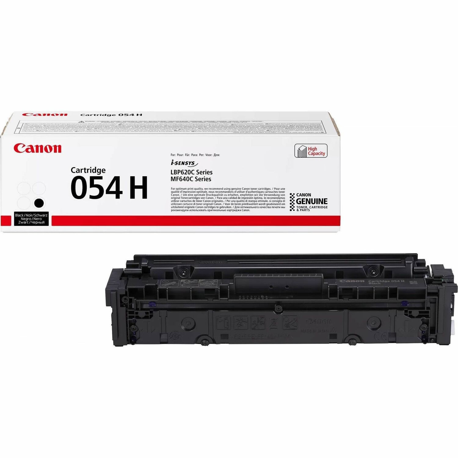 Canon 054H Original Laser Toner Cartridge - Black Pack