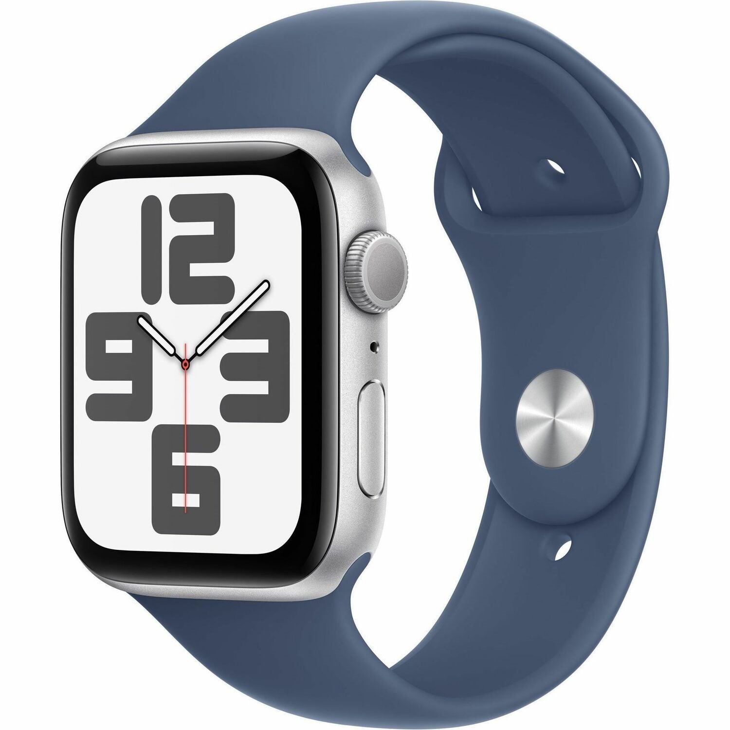 Apple Watch Series 10 Smart Watch - 42 mm Case Height - 36 mm Case Width - Silver Case Color - Denim Band Color - Aluminium Case Material - Wireless LAN - LTE, UMTS