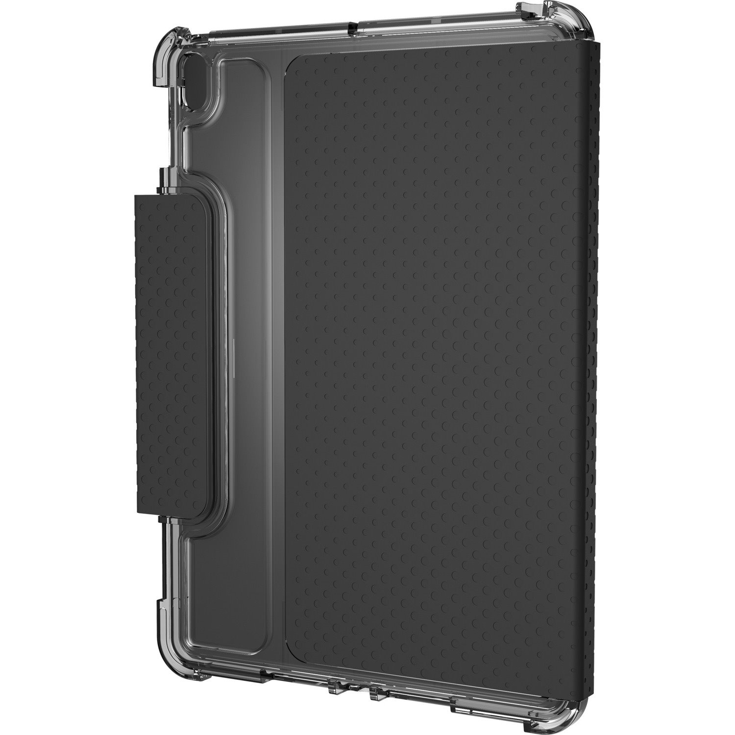 Urban Armor Gear Lucent Carrying Case (Folio) for 25.9 cm (10.2") Apple iPad (8th Generation) Tablet, Stylus - Black, Ice