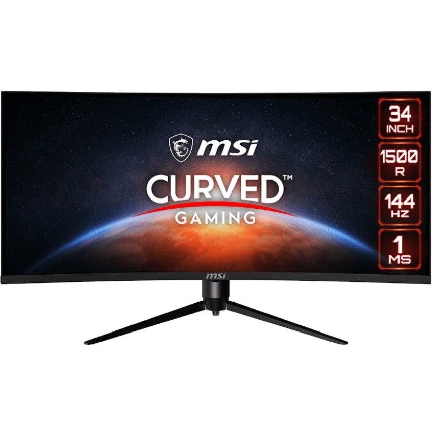 MSI Optix OPTIXMAG342CQR 34" Class UW-QHD Curved Screen Gaming LCD Monitor - 21:9