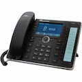 AudioCodes 445HD IP Phone - Corded - Corded - Bluetooth, Wi-Fi - Black
