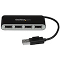 StarTech.com USB Hub - USB - External - Black, Silver - TAA Compliant