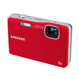 Samsung WP10 12.2 Megapixel Compact Camera - Red