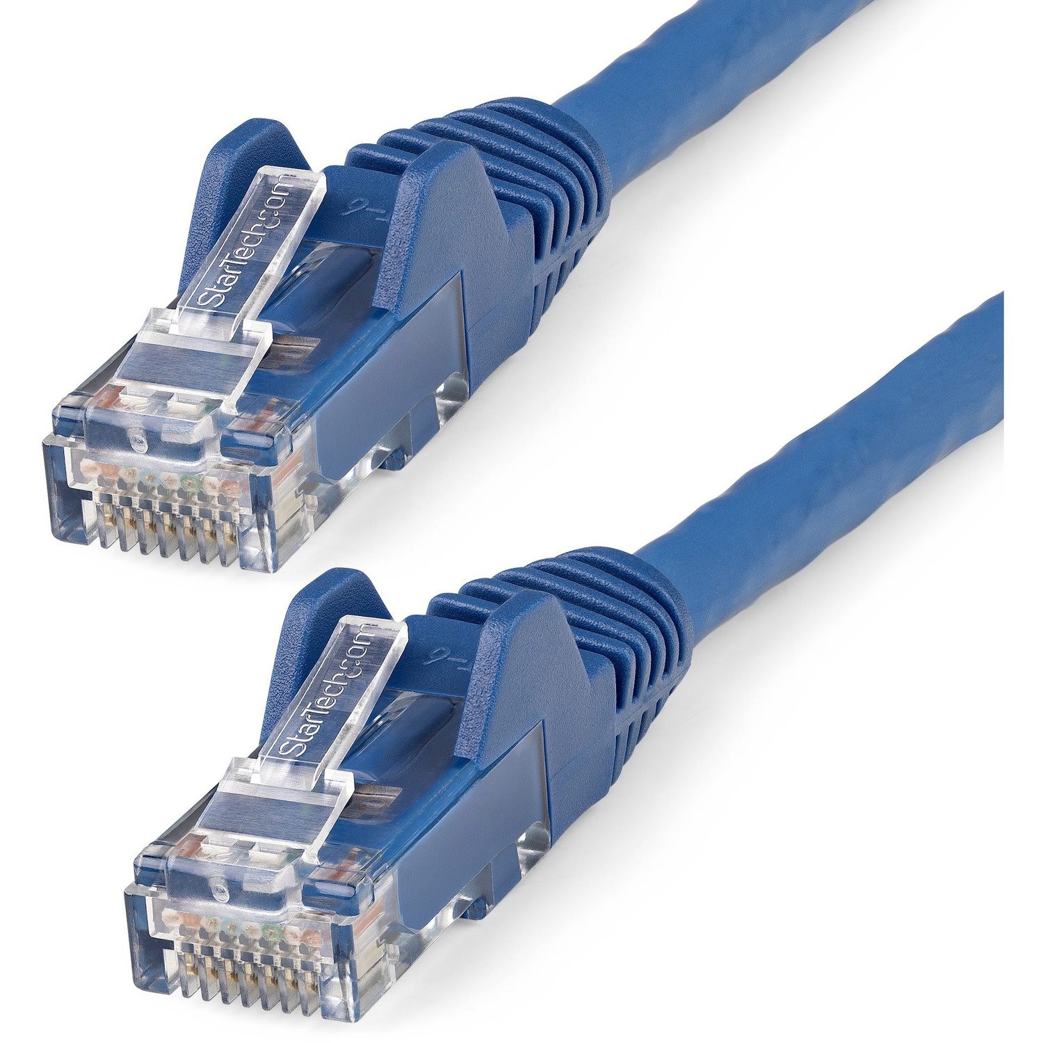 StarTech.com 7ft (2m) CAT6 Ethernet Cable, LSZH (Low Smoke Zero Halogen) 10 GbE Snagless 100W PoE UTP RJ45 Blue Network Patch Cord, ETL