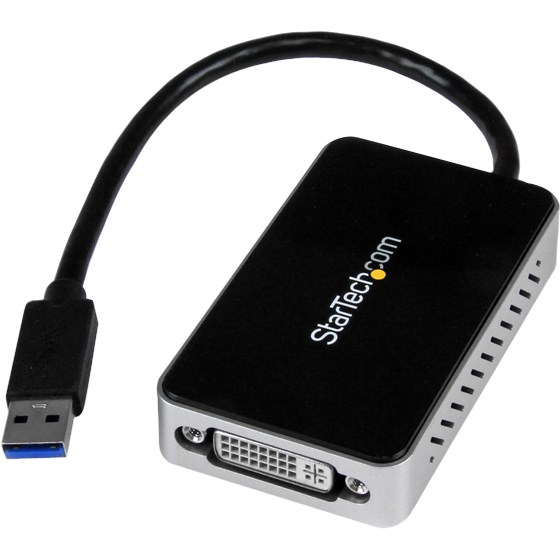 StarTech.com USB 3.0 to DVI External Video Card Multi Monitor Adapter with 1-Port USB Hub &acirc;&euro;" 1920x1200