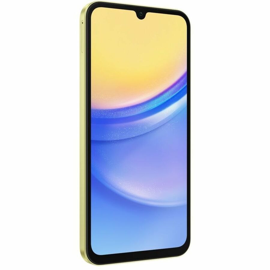 Samsung Galaxy A15 5G SM-A156B/DSN 128 GB Smartphone - 16.5 cm (6.5") Super AMOLED Full HD Plus 1080 x 2340 - Octa-core (Cortex A76Dual-core (2 Core) 2.20 GHz + Cortex A55 Hexa-core (6 Core) 2 GHz - 4 GB RAM - Android 14 - 5G - Yellow