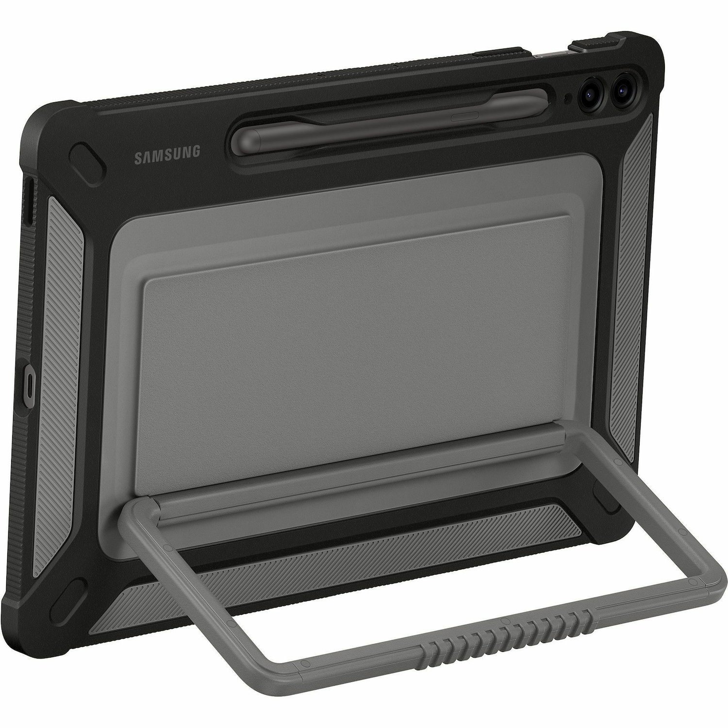 Samsung Rugged Carrying Case for 27.7 cm (10.9") Samsung Galaxy Tab S9 FE+ Tablet, Stylus - Black