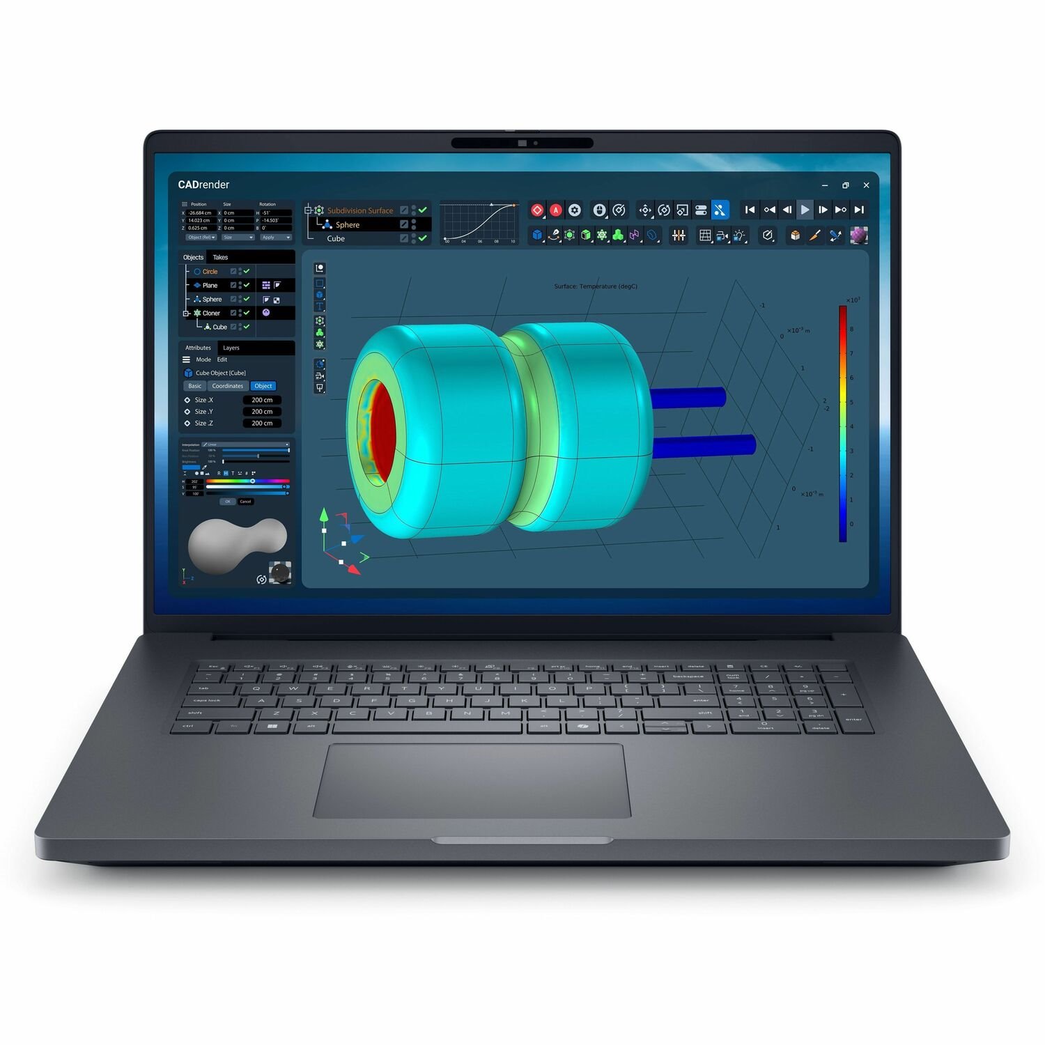 Dell Pro Max Plus MB18250 18" Mobile Workstation - QHD+ - 120 Hz - Intel Core Ultra 9 285HX - vPro Technology - 64 GB - 1 TB SSD - English (US) Keyboard - Magnetite