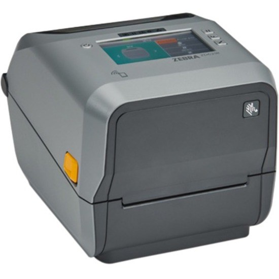 Zebra ZD621R Desktop Thermal Transfer Printer - Monochrome - Label/Receipt Print - USB - USB Host - Serial - Bluetooth - RFID - US - With Cutter