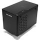 In Win A1-Black Computer Case - Mini ITX Motherboard Supported - SECC, Tempered Glass - Black