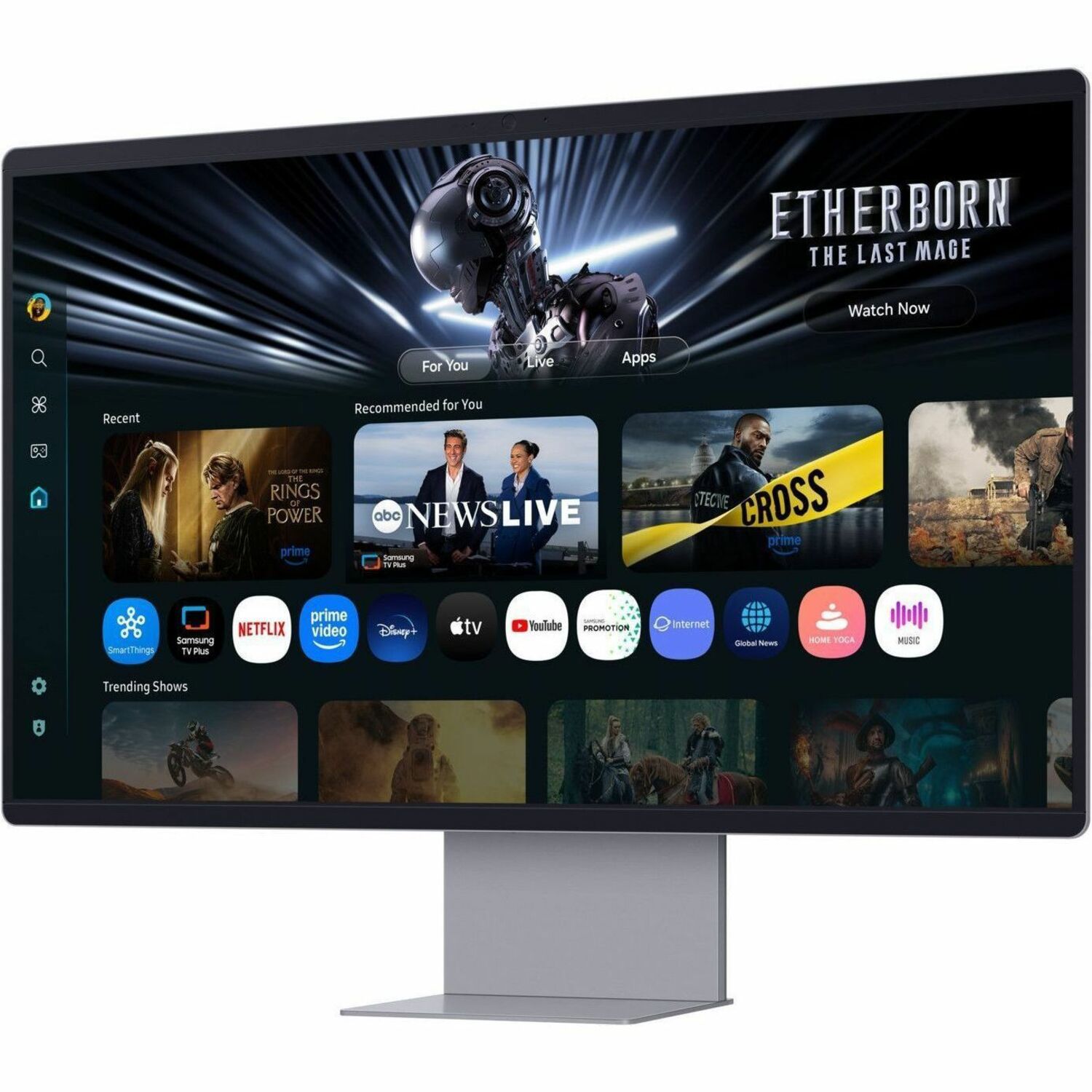 Samsung S32FM902SU 32" Class Webcam 4K UHD Smart OLED-monitor - 16:9 - Koolzilver