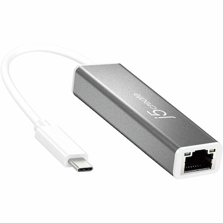 j5create JCE133G Gigabit Ethernet Adapter for MacBook, Ultrabook - 10/100/1000Base-T - Portable