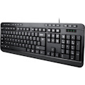 Adesso AKB-132UB Keyboard - Cable Connectivity - USB Interface - English (US) - Black