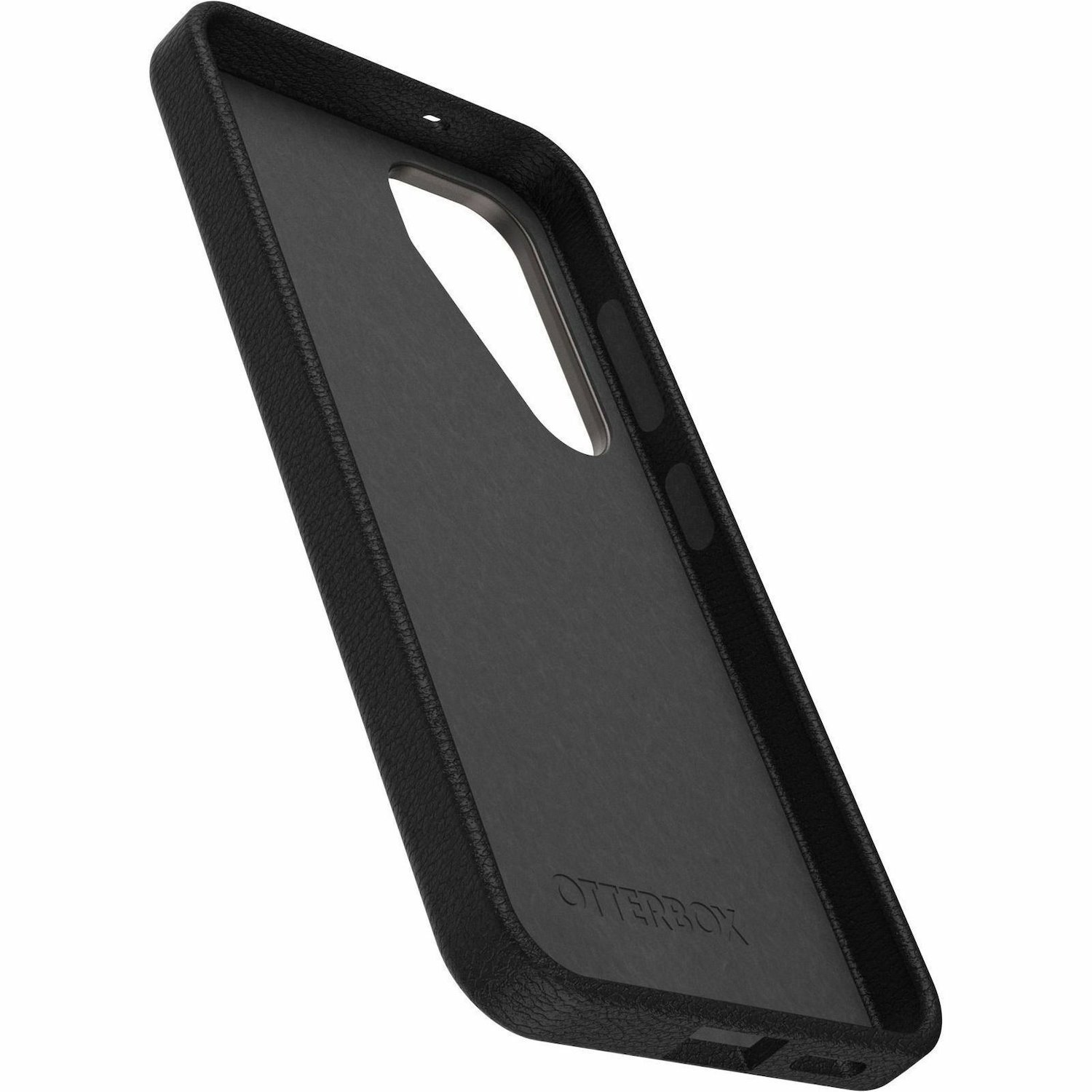 OtterBox Symmetry Case for Samsung Galaxy S25 Smartphone - Noir Ash (Black)