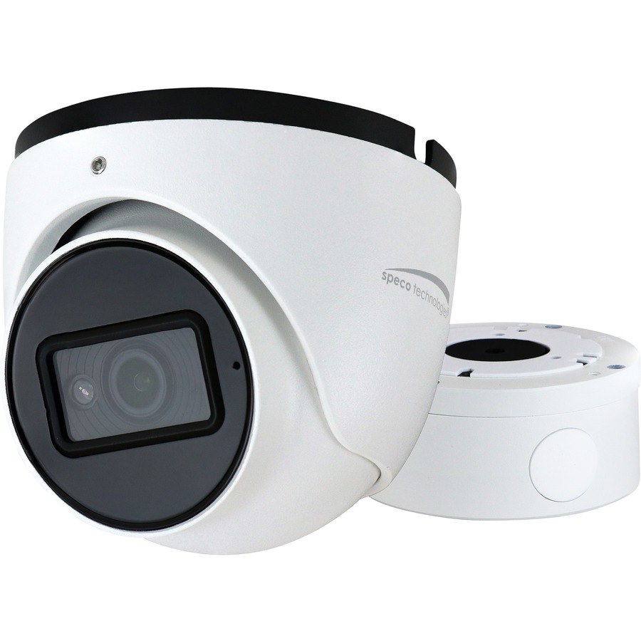 Speco O5T2 5 Megapixel Outdoor Network Camera - Color - Turret - White