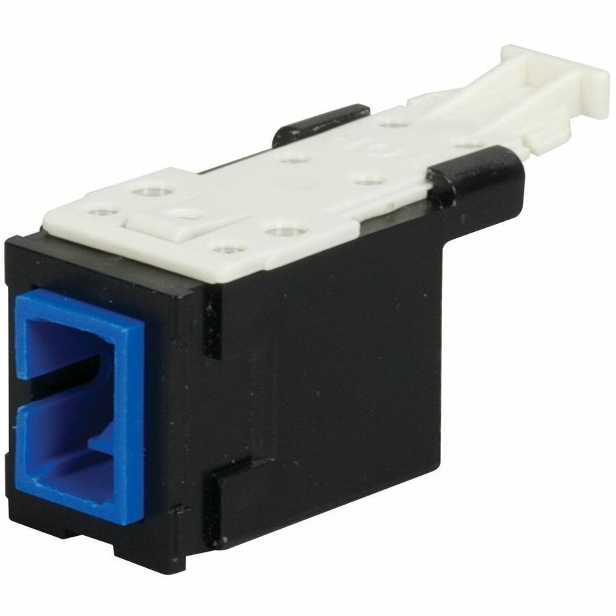 Ortronics HDFM Fiber Module, SC, Blue Adapter, Black Housing