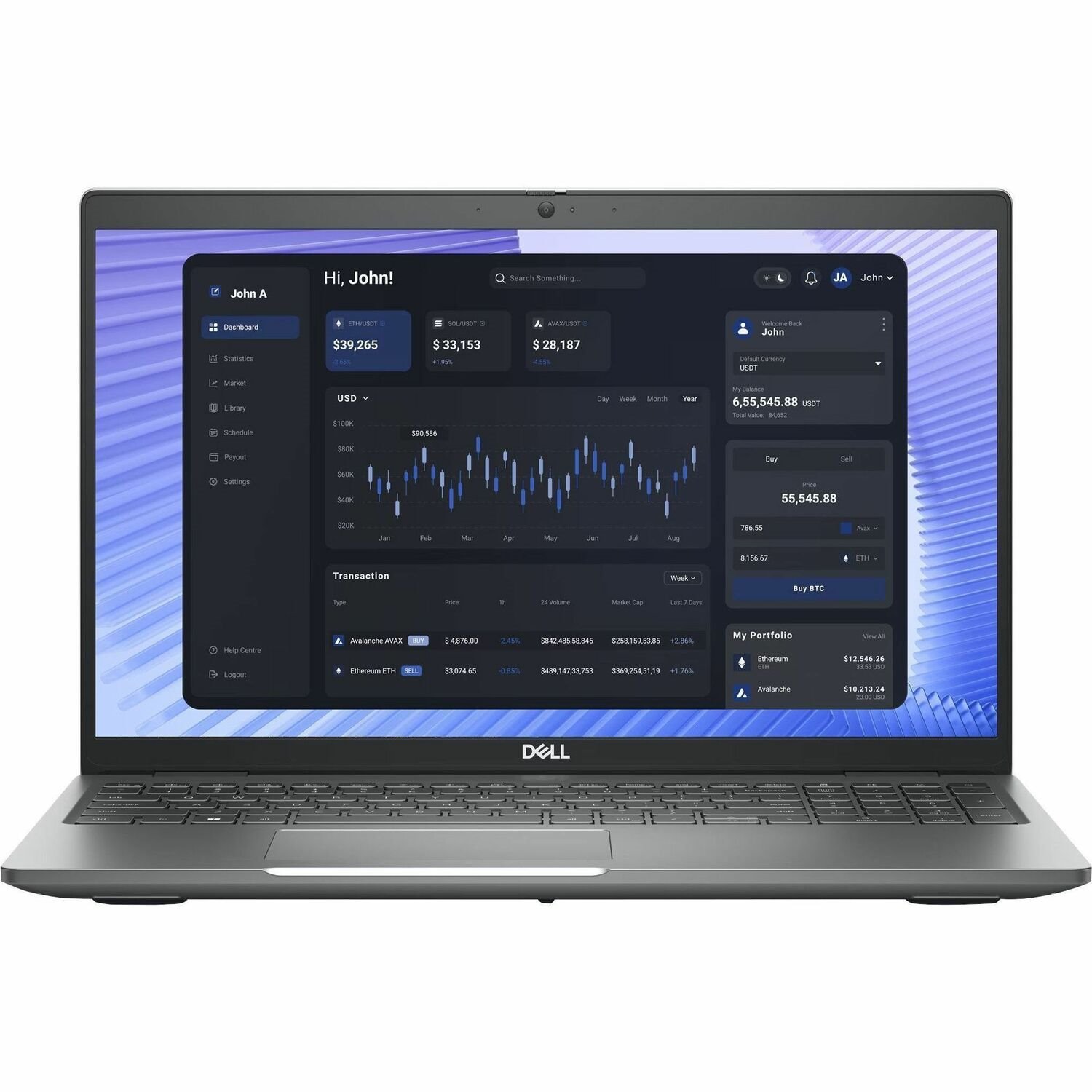 Dell Precision 3000 3590 15.6" Touchscreen Mobile Workstation - Full HD - Intel Core Ultra 7 165H - vPro Technology - 32 GB - 1 TB SSD - English (US) Keyboard - Titan Gray