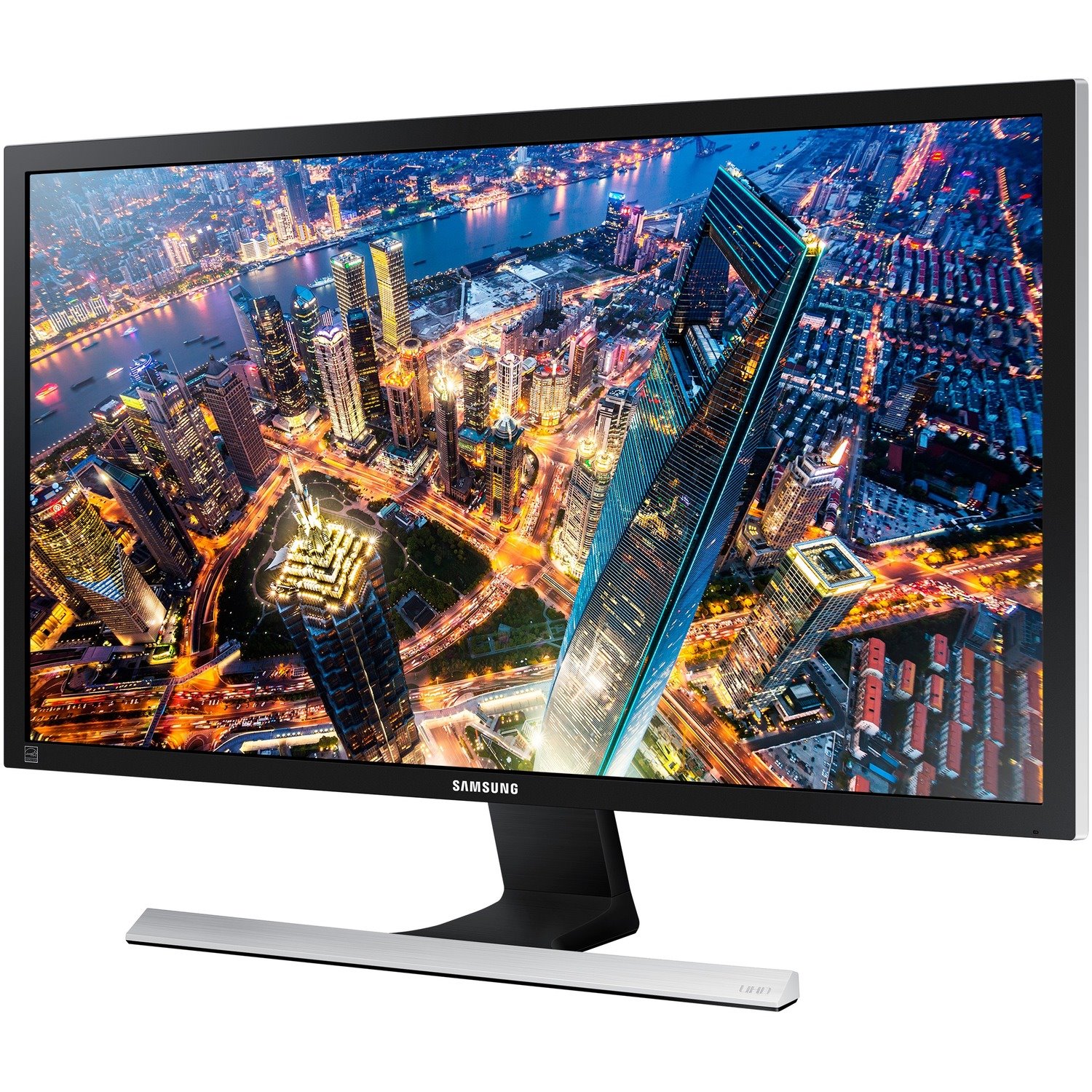 Samsung U28E590D 28" Class 4K UHD LCD Monitor - 16:9 - Black, Metallic Silver