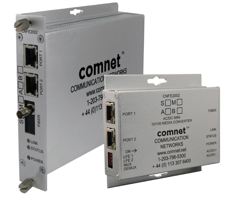 Comnet 2TX To 1 FX 100MBPS A ST