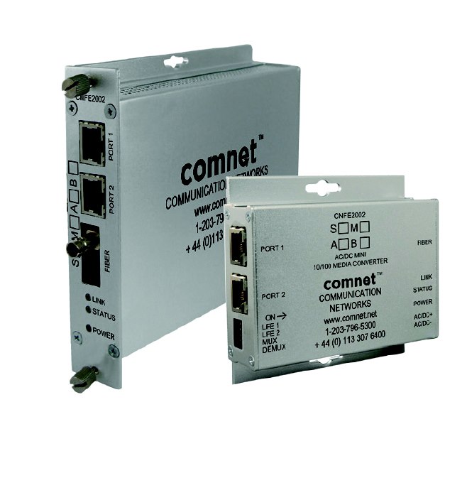 Comnet 2TX To 1 FX Small Size 100MBPS