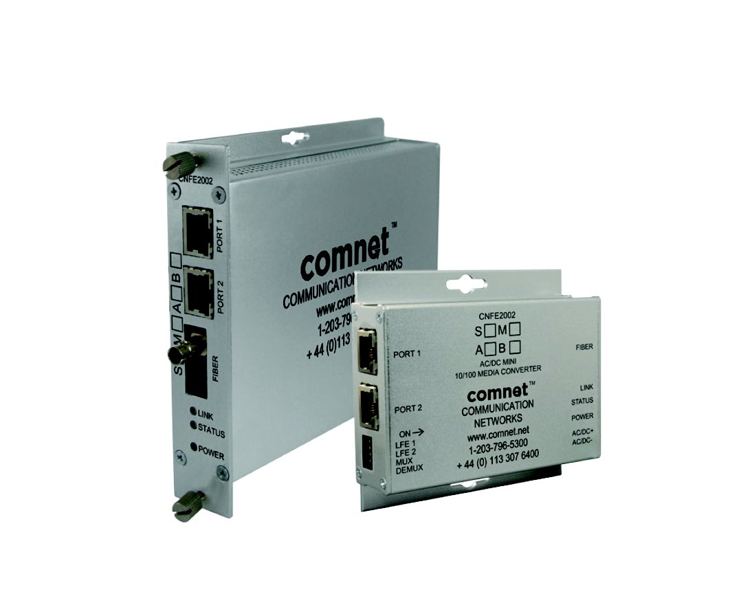 Comnet 2TX To 1 FX Small Size 100Mbps Media Con