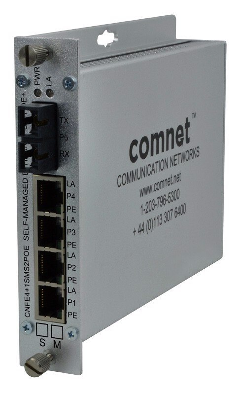 ComNet CNFE4+1SMS(M,S)2POE Ethernet Switch