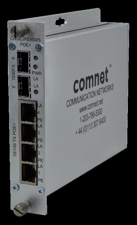Comnet 6Port S-M Enet Switch 1000 FX