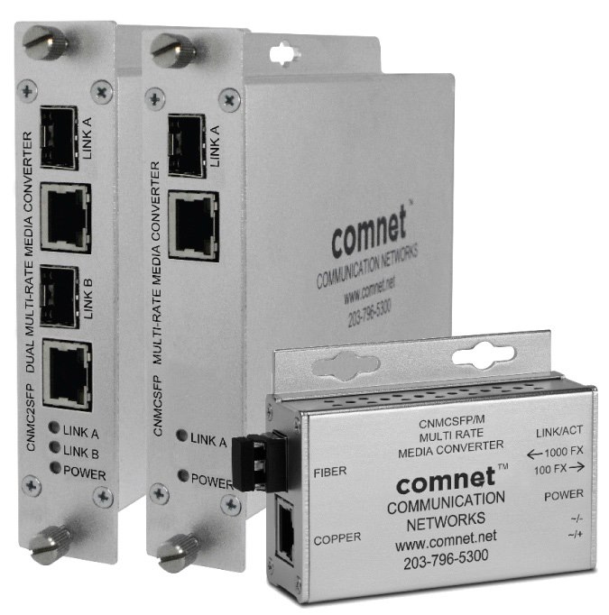Comnet 10/100/1000Mbps Multi-Rate Media Convert