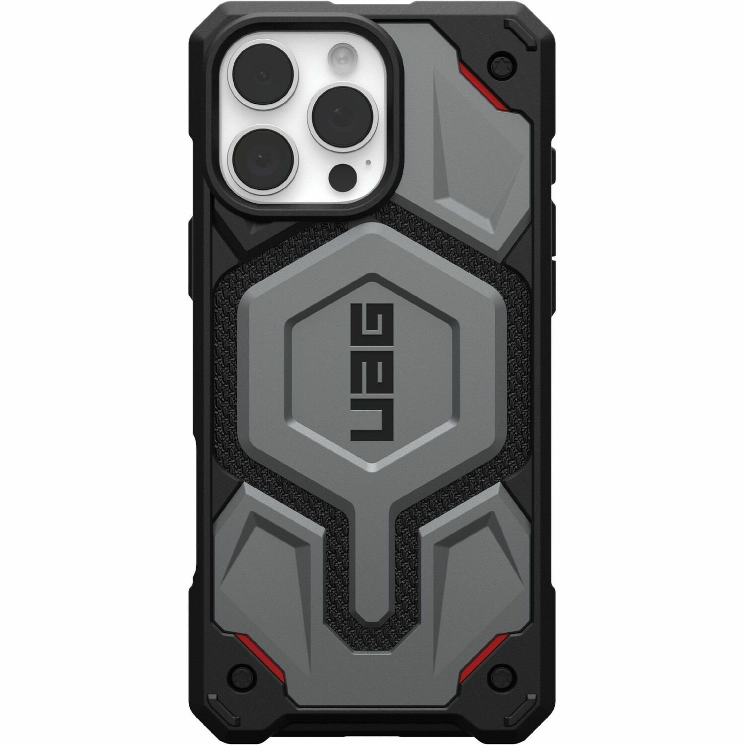 Urban Armor Gear Monarch Pro KevlarÂ&reg; iPhone 16 Pro Max Case - Kevlar Silver