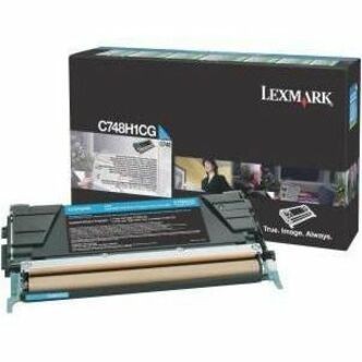 Lexmark Original High Yield Laser Toner Cartridge - Cyan - 1 Each