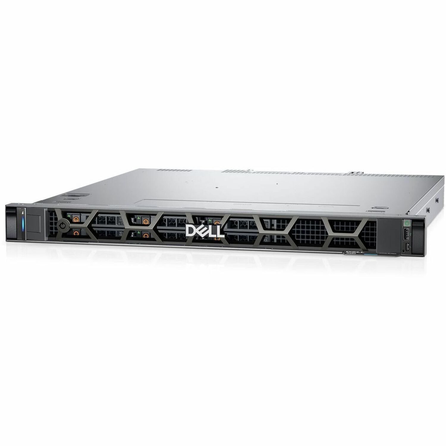 Dell PowerEdge R260 1U Monteerbaar in rek Server - 1 x Intel Xeon 6315P 2,80 GHz - 16 GB RAM - 2,40 TB HDD - (2 x 1,2 TB) HDD Configuration - 12Gb/s SAS, Serieel ATA/600 controller