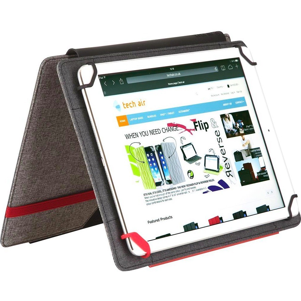tech air Carrying Case (Folio) for 17.8 cm (7") Apple iPad mini Tablet - Grey