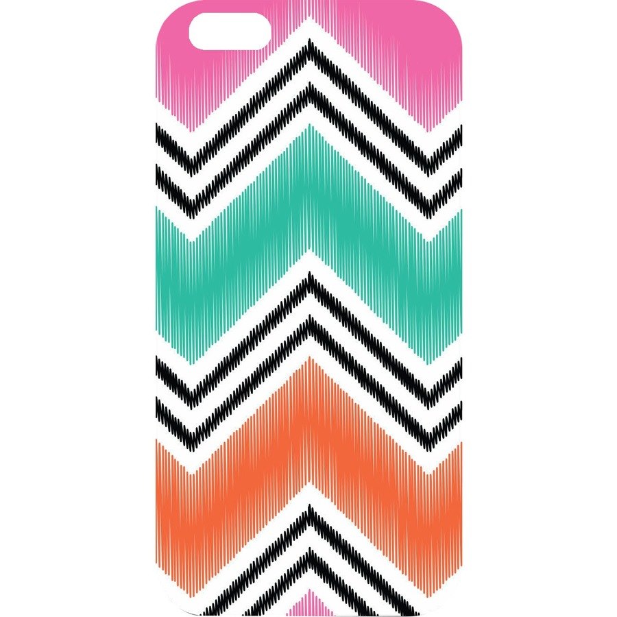OTM iPhone 6 White Glossy Case Bold Collection, Pink