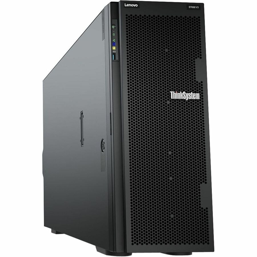 Lenovo ThinkSystem ST650 V3 7D7A100ANA 4U Tower Server - 1 x Intel Xeon Gold 6426Y 2.50 GHz - 32 GB RAM - Serial ATA, 12Gb/s SAS Controller