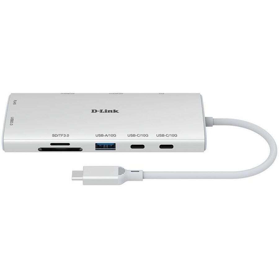 D-Link DUP-A01 USB Type C Docking Station for Notebook, Display Screen - Charging Capability - Memory Card Reader - SD