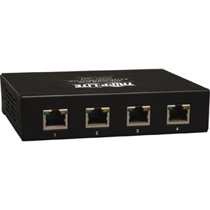 Eaton Tripp Lite Series 4-Port VGA over Cat5/6 Splitter/Extender, Box-Style Transmitter for Video, Up to 1000 ft. (305 m), TAA