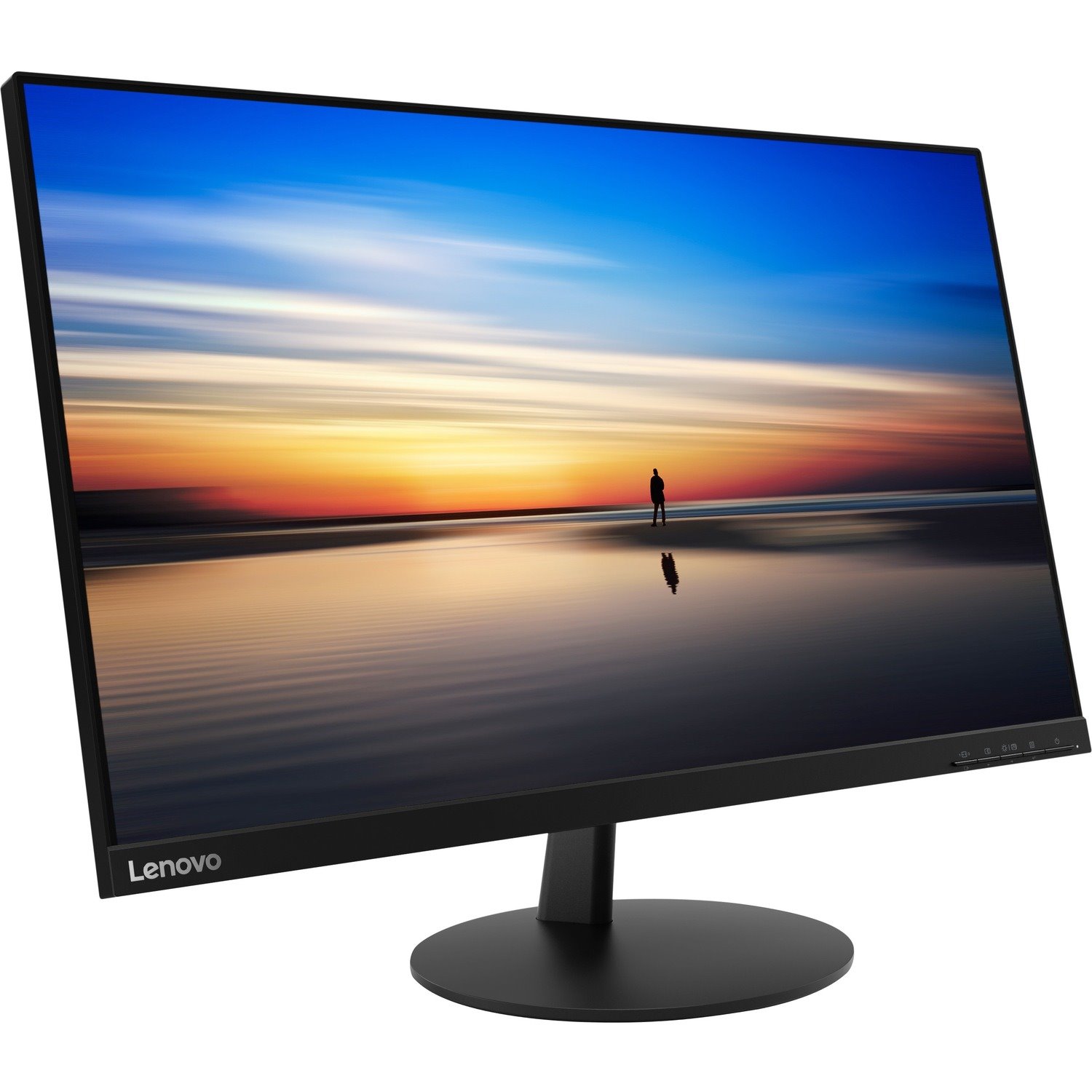 Lenovo L27m-28 27" Class Full HD LCD Monitor - 16:9 - Raven Black
