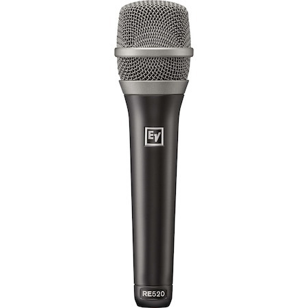 Electro-Voice RE520 Wired Condenser Microphone - Black Polyurethane Paint